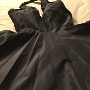 Lilly Dache Inc Paris New York black gown 1960’s 15 in waist